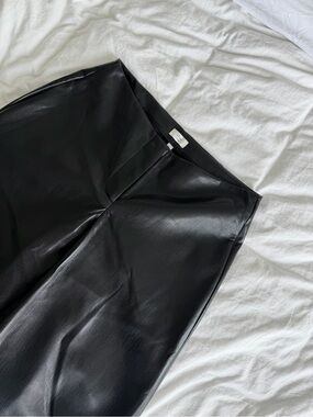 Wilfred Leather Pants - Zodiac (trendy no waistband) TAGS ON Size 8